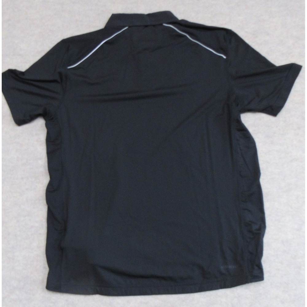 Adidas NHL Pittsburgh Penguins AEROREADY Polo Shirt Mens Medium Black New - Picture 6 of 8